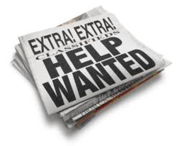 Newspaper Ads - Help Wanted