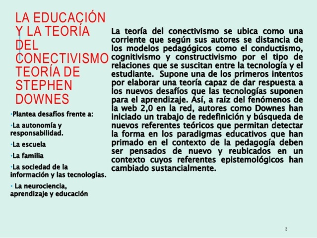 Autor de Conectivismo Stephen Downes