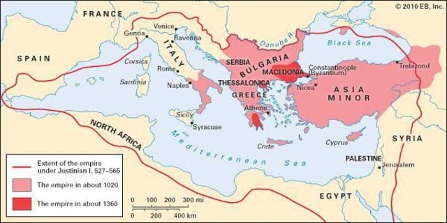 The fall of the Byzantine empire.