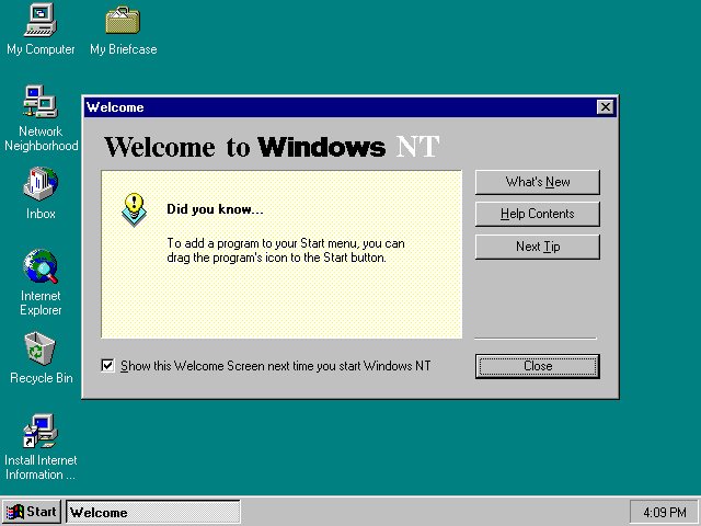 Windows 4.0