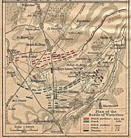 Napoleon Defeated at Waterloo