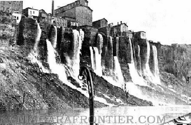Instalação da primeira hidrelétrica junto as cataratas do Niágara.