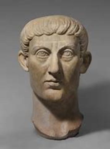 9th. Constantine becomes the first Christian emperor