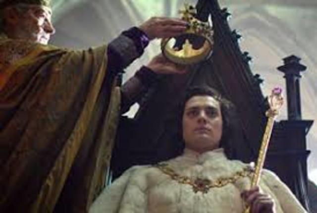 Macbeth is crowned king *