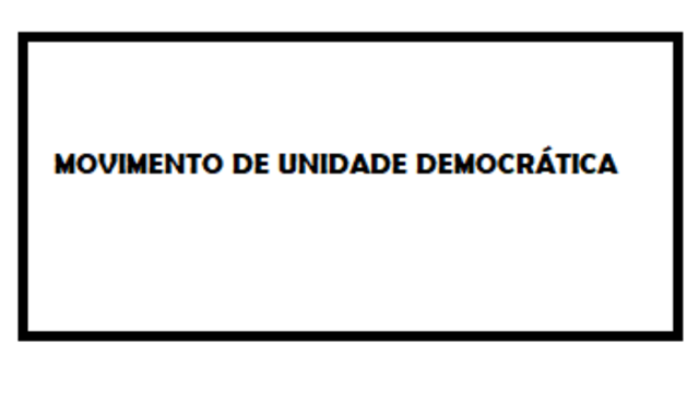 Creación del Movimento de Unidade Democrática (MUD)