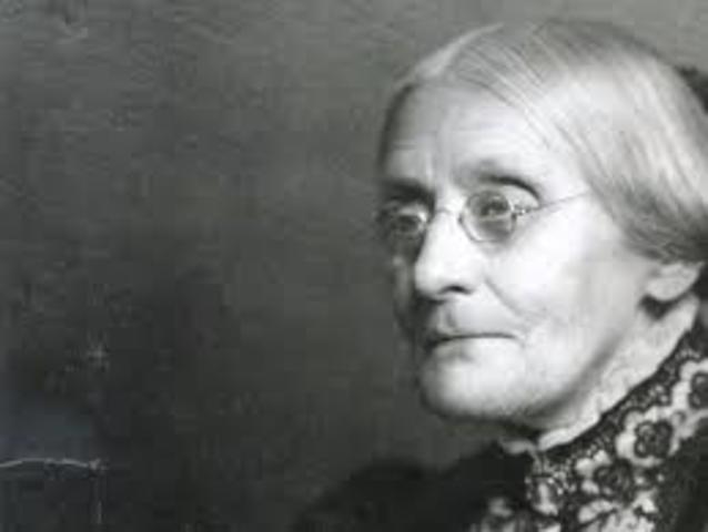 Susan B. Anthony Dies