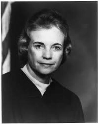 Sandra Day O’Connor Appointed to U.S. Supreme Court