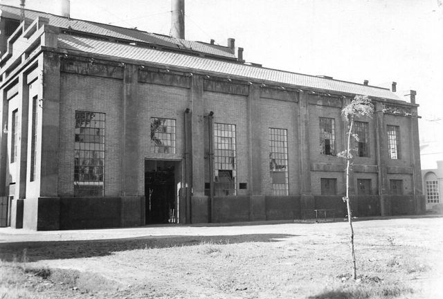 Construcción de la Central Térmica
