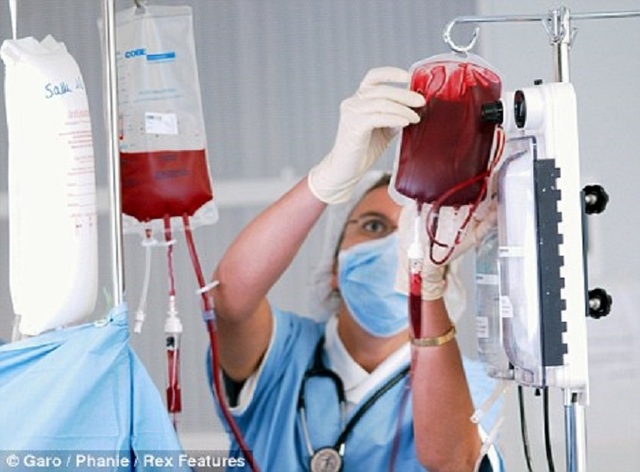 First blood transfusion performed