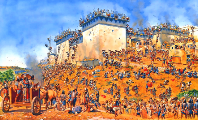 Los asirios arrasan Susa.