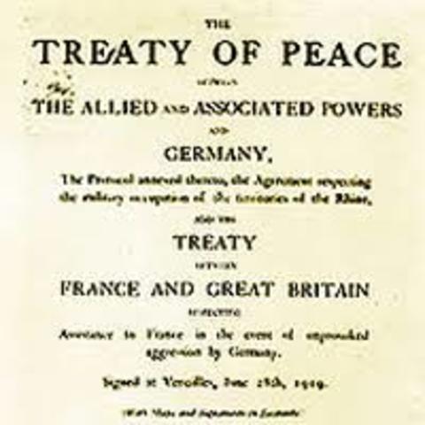 World War 1:Treaty of Versailles