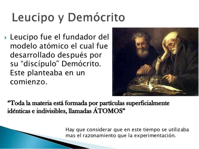 Leucipo y democrito