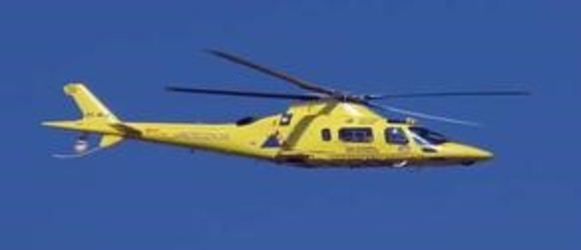 Avión de hélice y helicóptero