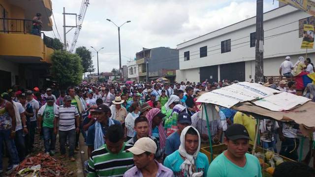 Paro departamental contra las minerías