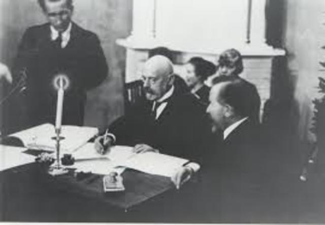 Tartu Rahulepingu sõlmiti