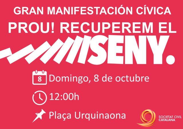 Manifestació a favor de la unitat a Espanya
