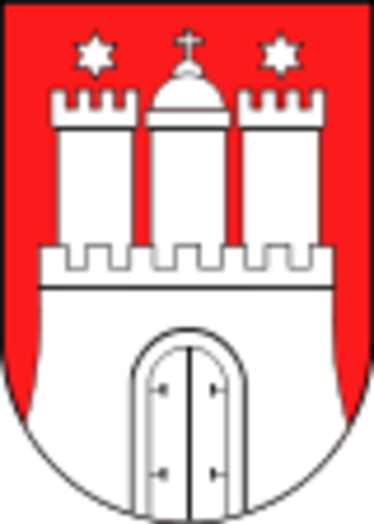 British bombing raid on Hamburg.