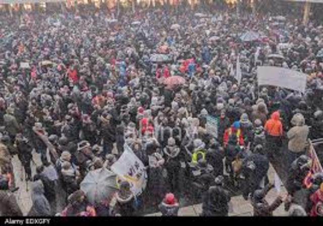 Demonstration for freedom