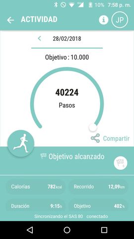 Entrenamiento y pasos