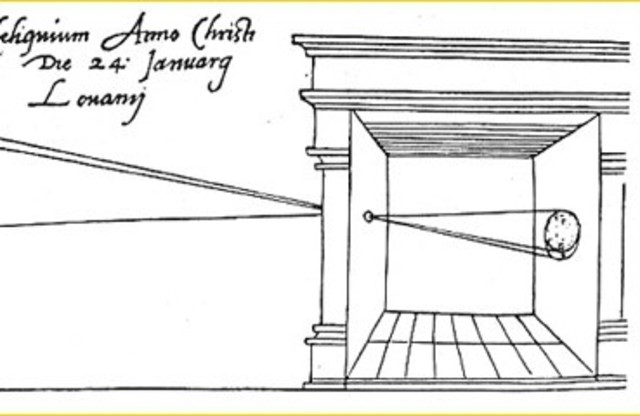 invención de la cámara oscura