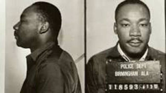 Martin Luther King Jr. imprisoned