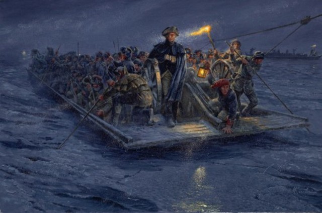 Washington's Crossing of the Delaware River( Battle of Trenton/Princeton)