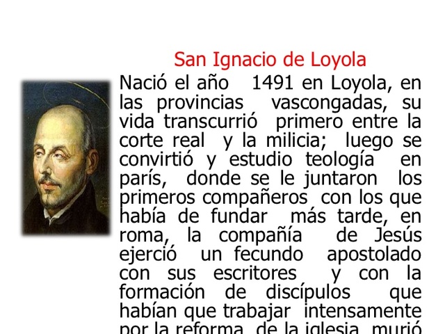 IGNACIO DE LOYOLA