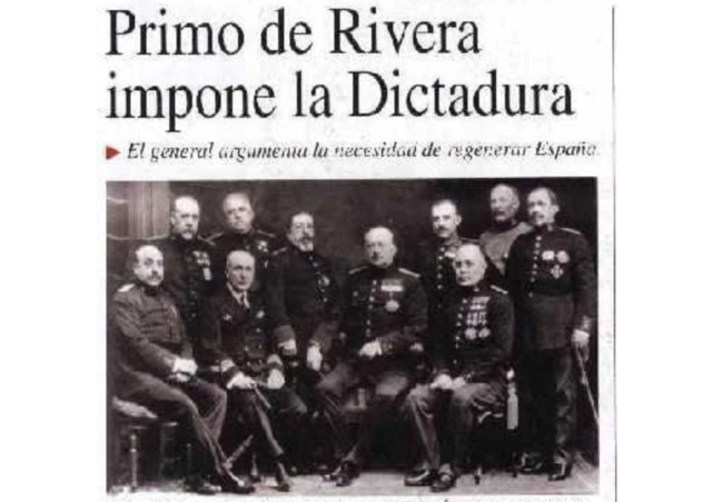 Golpe de Estado por Primo de Rivera