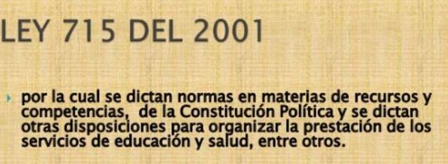Ley 715