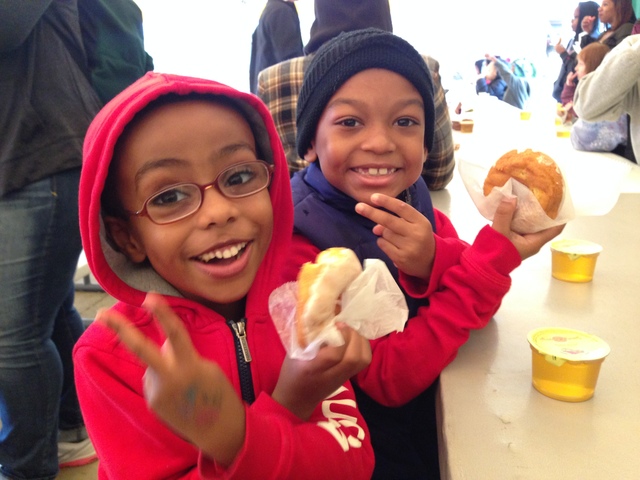Me at age 4 on a kindergarten  field trip with my best friend Noah