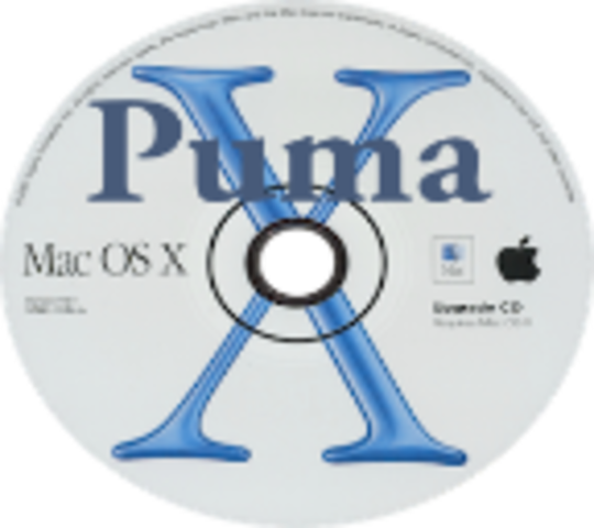 OS X VERSION 10.1 puma