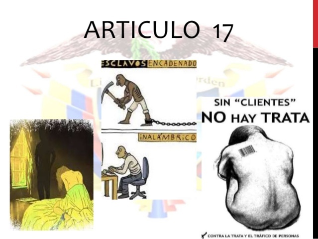 constitución política  de Colombia  articulo 17