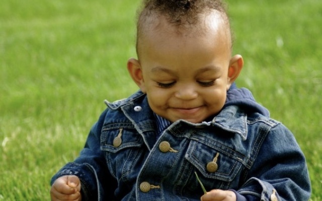 Me playing at the park at age 1