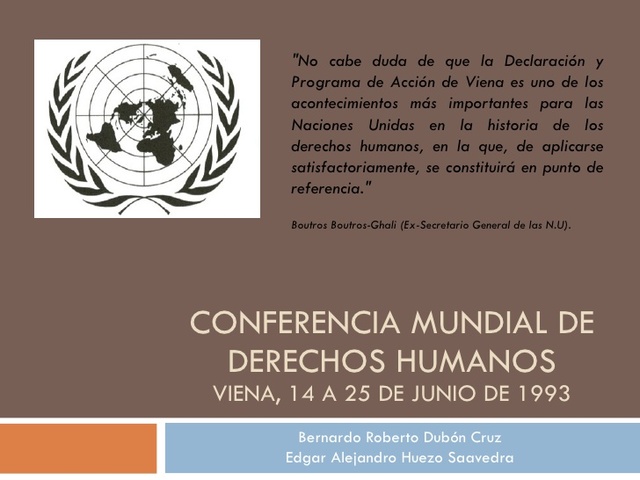 Conferencia Mundial de Derechos (Viena)