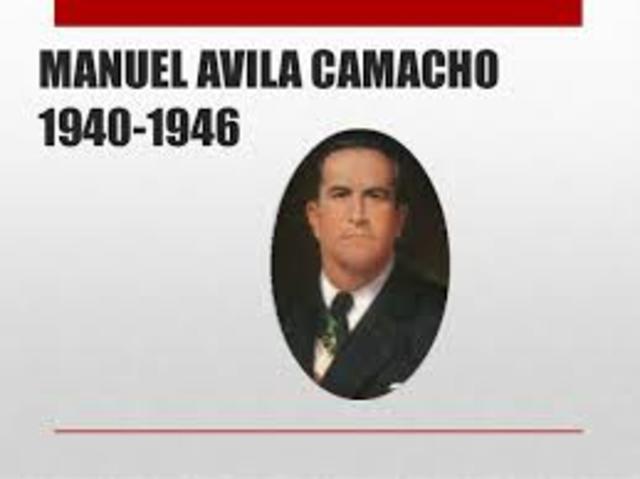 Modelo benefactor de Manuel Avila Camacho instaura el modelo de sustitucion de importaciones, fomento el crecimiento de la industria ligera productora de bienes de consumo no duradero.