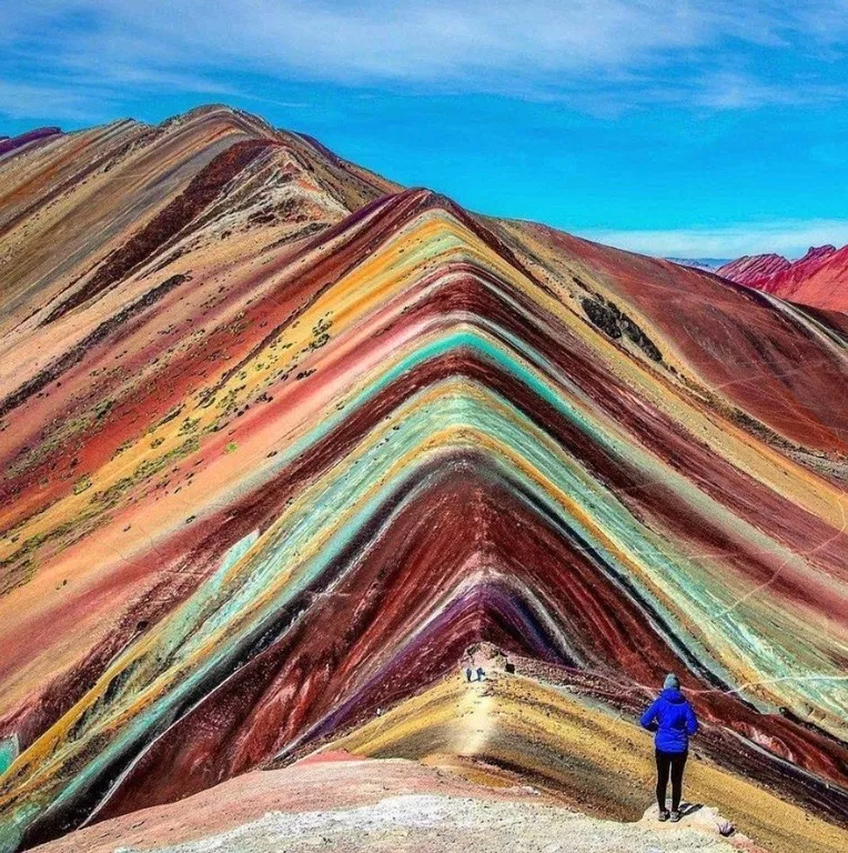 Rainbow mountains