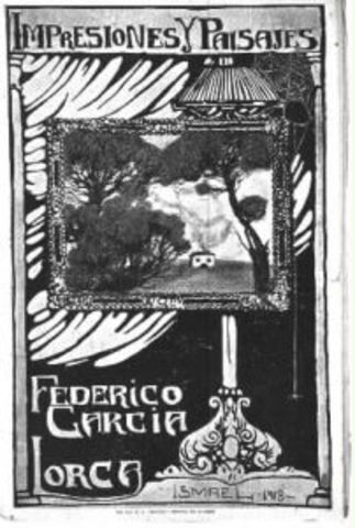 He published his first book called 'Impresiones y paisajes'