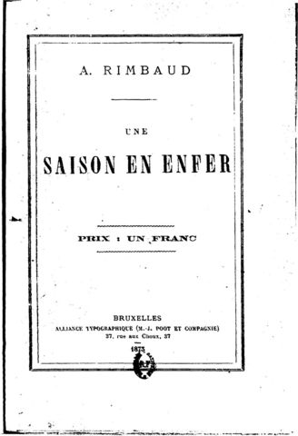 "Una temporada en el infierno" (Arthur Rimbaud)