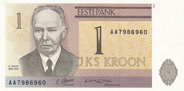 Võeti kasutusele Eesti kroon