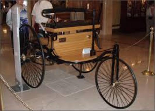 A petrol powered automobile