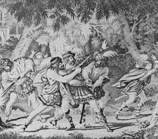 Banquo is killed and Fleance Escapes.