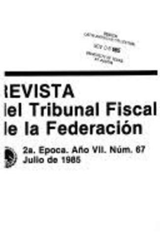 Ley Orgánica del Tribunal Fiscal de la Federación 1996.