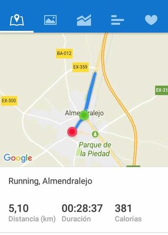 Carrera con mi amiga Soraya