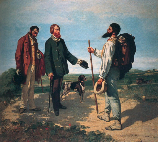 Buenos días señor Coubert o El encuentro