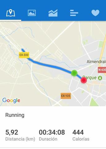 Carrera con mi amiga Soraya