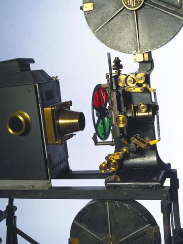 Cámara cinematográfica de dos colores