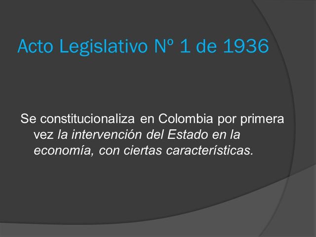 articulo 17 acto legislativo numero 1 de 1936 de la constitucion politica de colombia