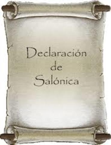 Declaración de Salónica