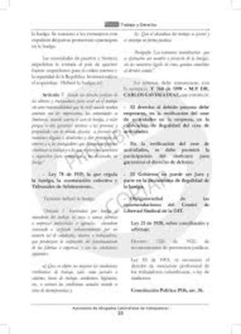 ley 78 para derecho de huelga y contradicción colectiva 1919