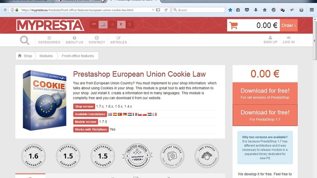versión 1.7.2.5 Stable